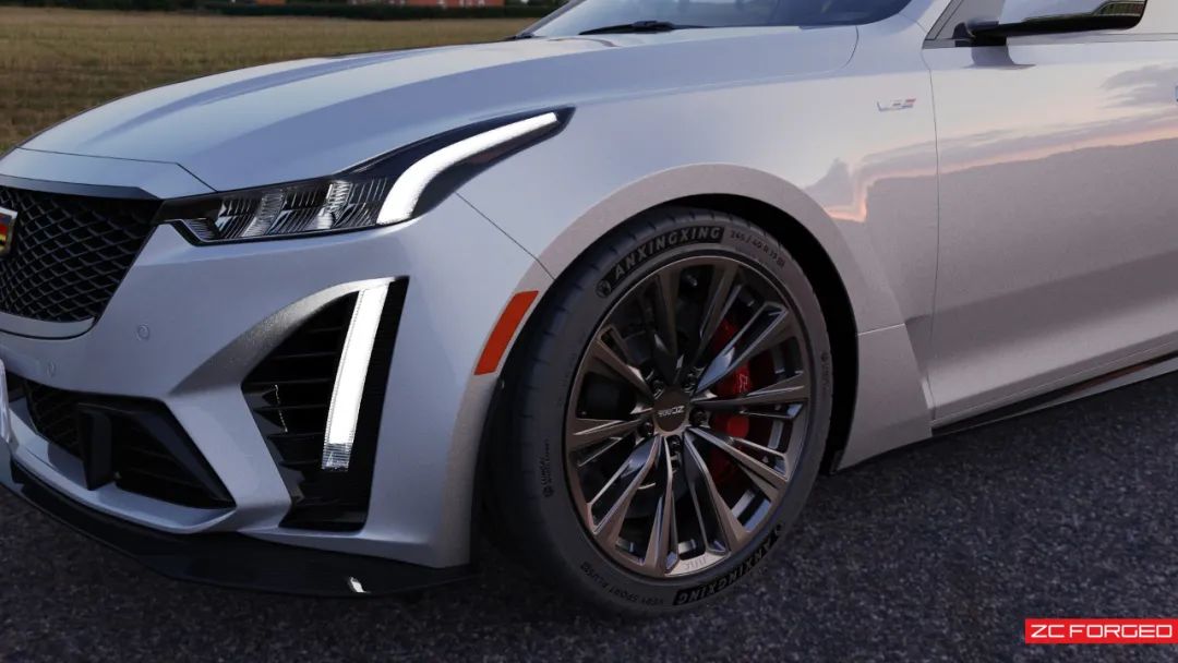 入手zcforged vs5锻造轮毂,凯迪拉克ct5改装案例附blackwing包围