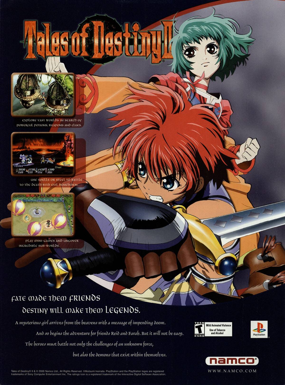 20年前的jrpg《宿命传说2》有多好玩?自带官中,主题曲流行至今