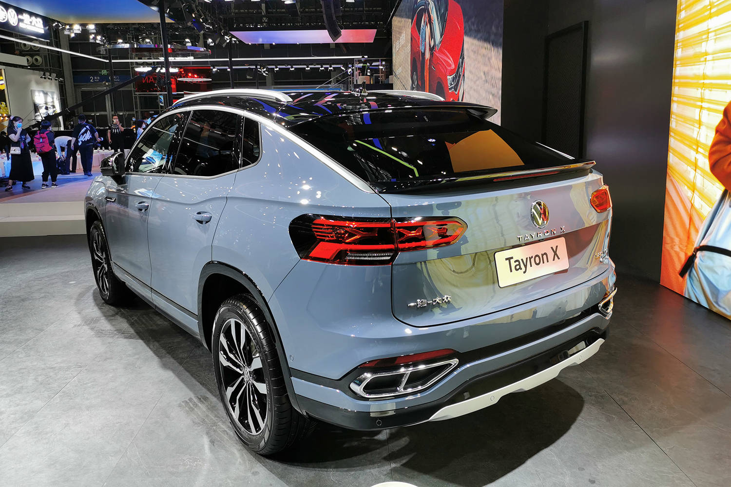 大众途观x大溜背suv,整体诸多细节彰显了运动感十足