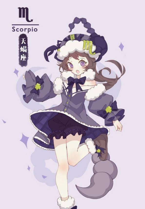 十二星座拟人化,摩羯座让人眼前一亮,巨蟹座可爱加倍元气满满