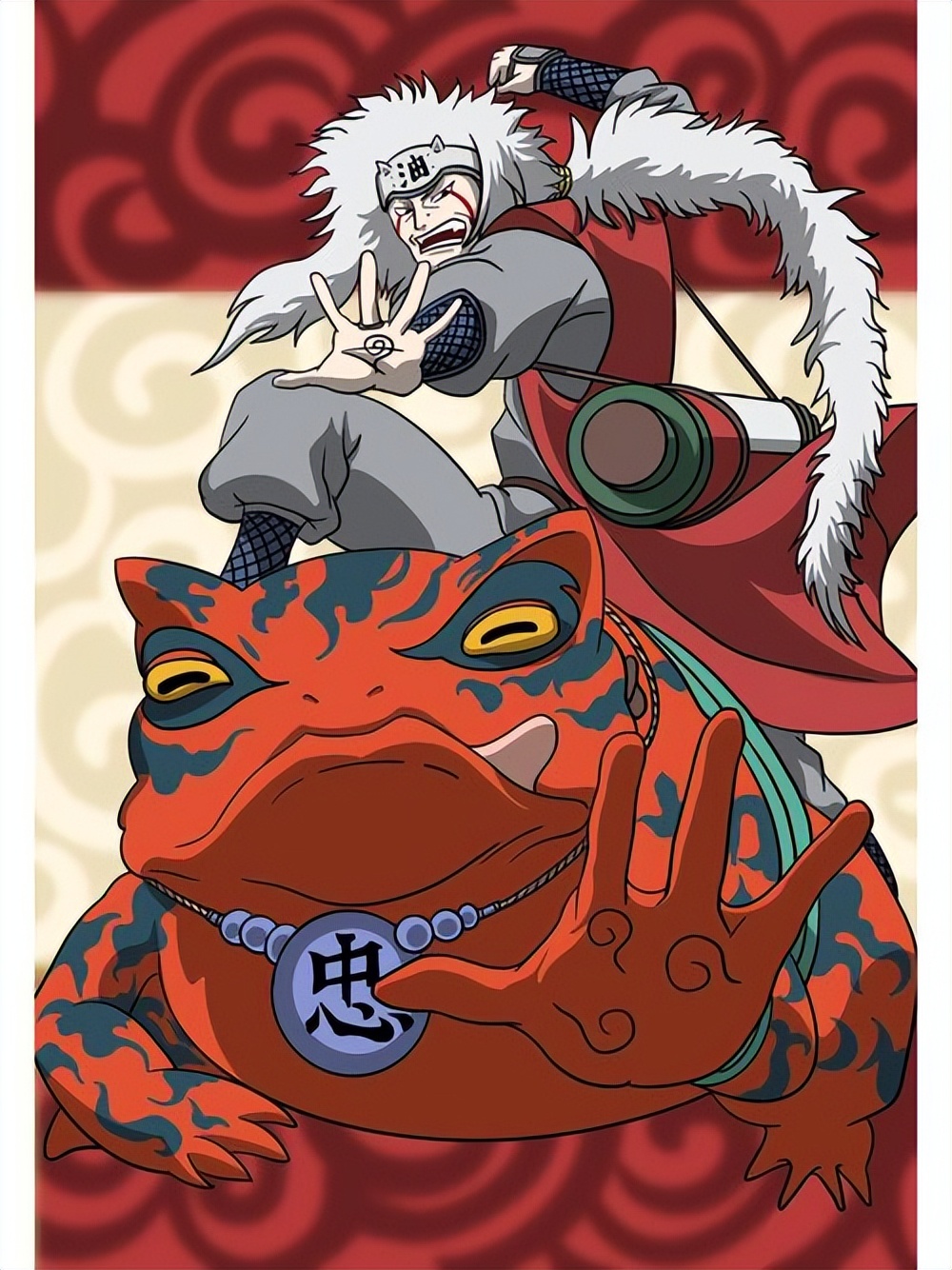 《火影忍者》中的蛤蟆体型都很大,深作仙人夫妇的体型却那么小?