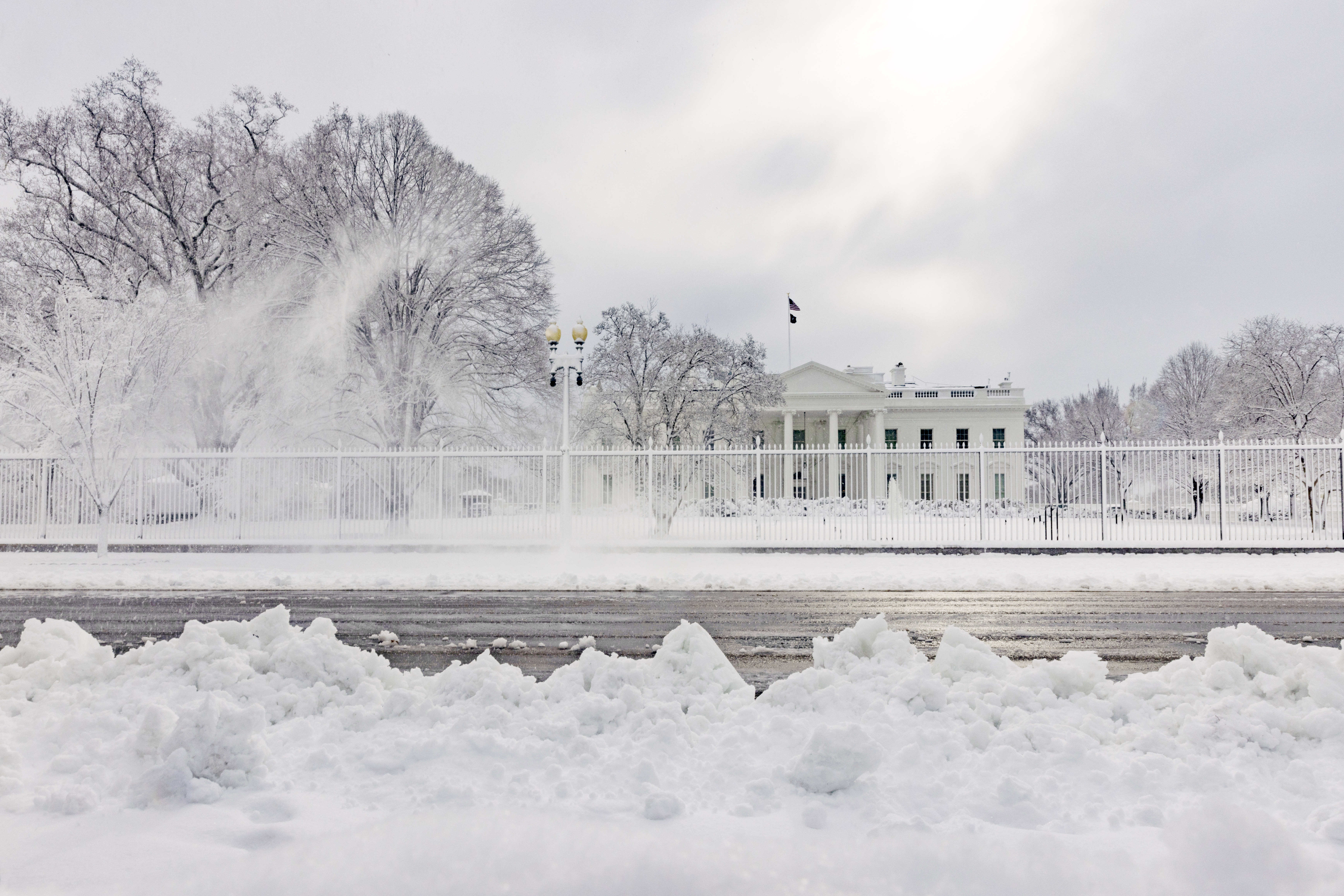 美国:华盛顿暴雪