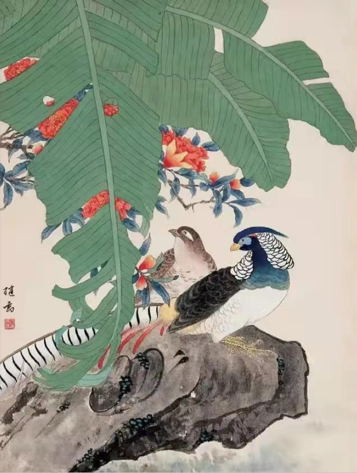 全国艺术名家邀请展——喻继高国画花鸟作品赏析