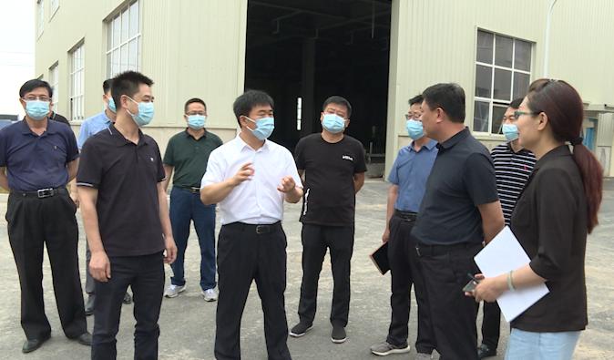 代县长刘玉辉到顺平县循环经济绿色产业园(南园)调研