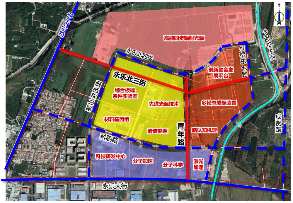 怀柔科学城道路规划图图片