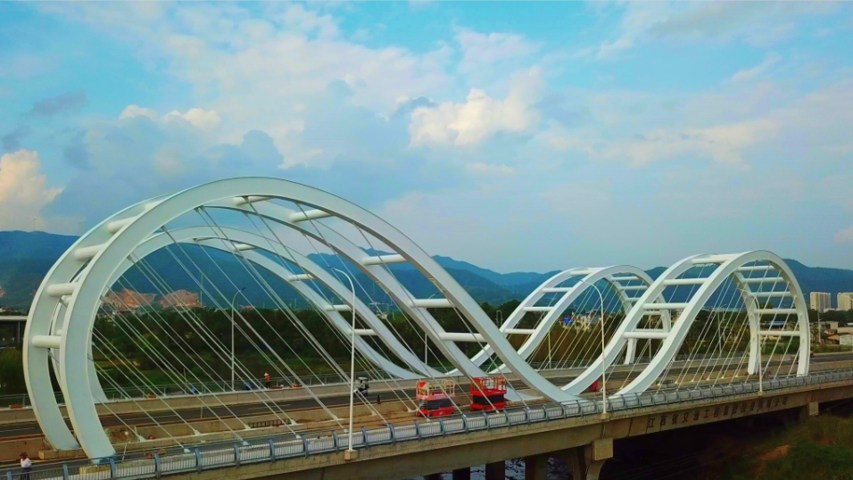 龙南金龙大桥即将竣工,预计9月底建成通车!