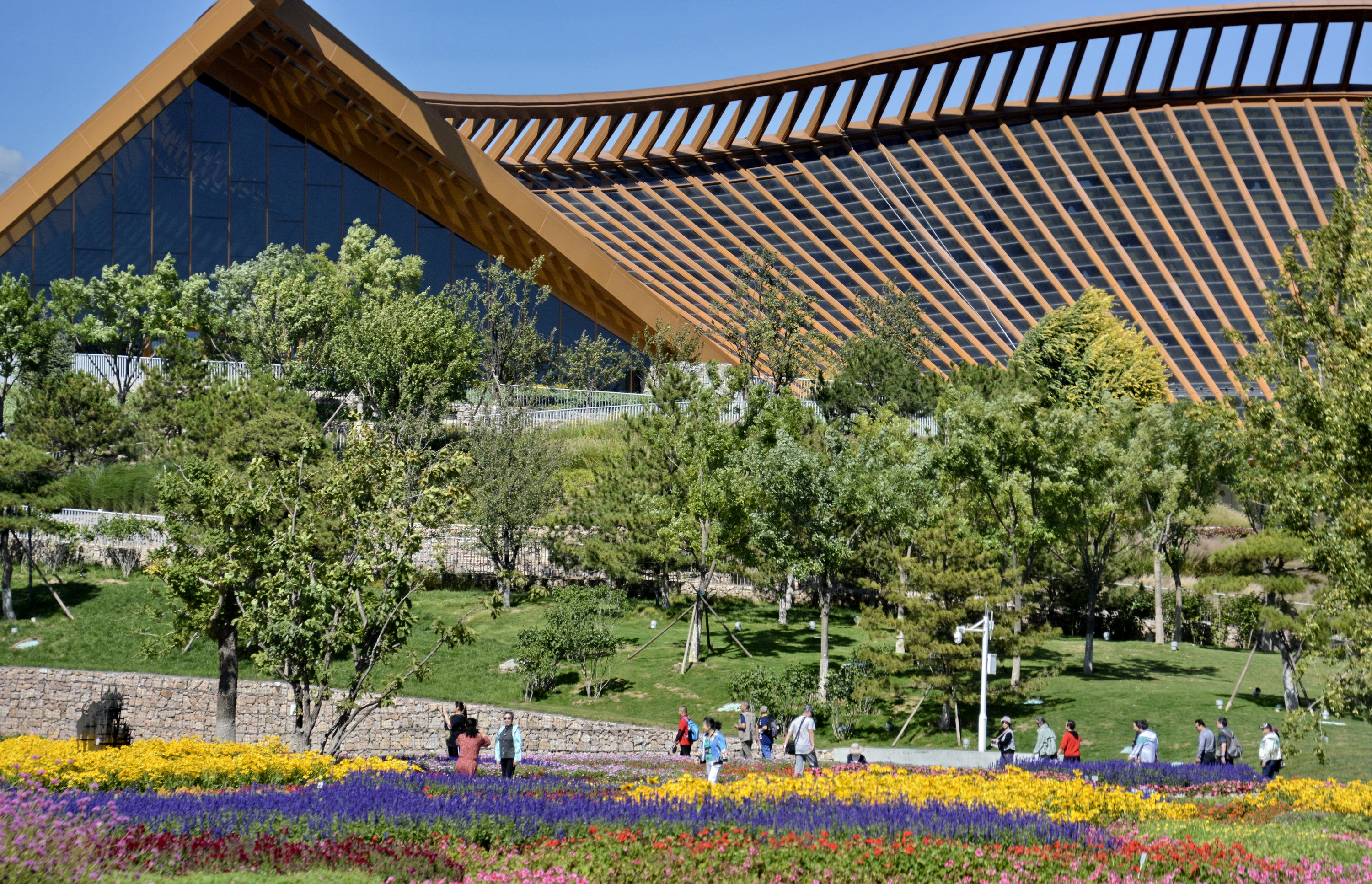 世园公园秋色美