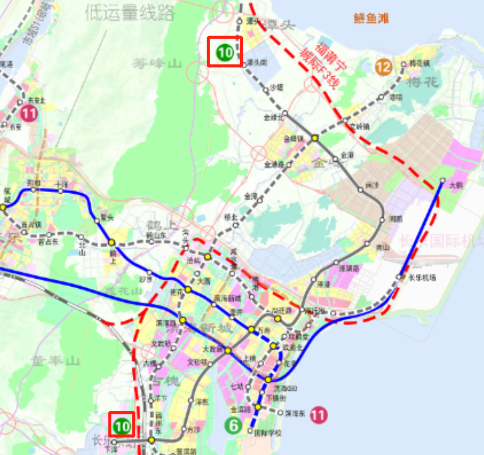 福州3号地铁线路图图片