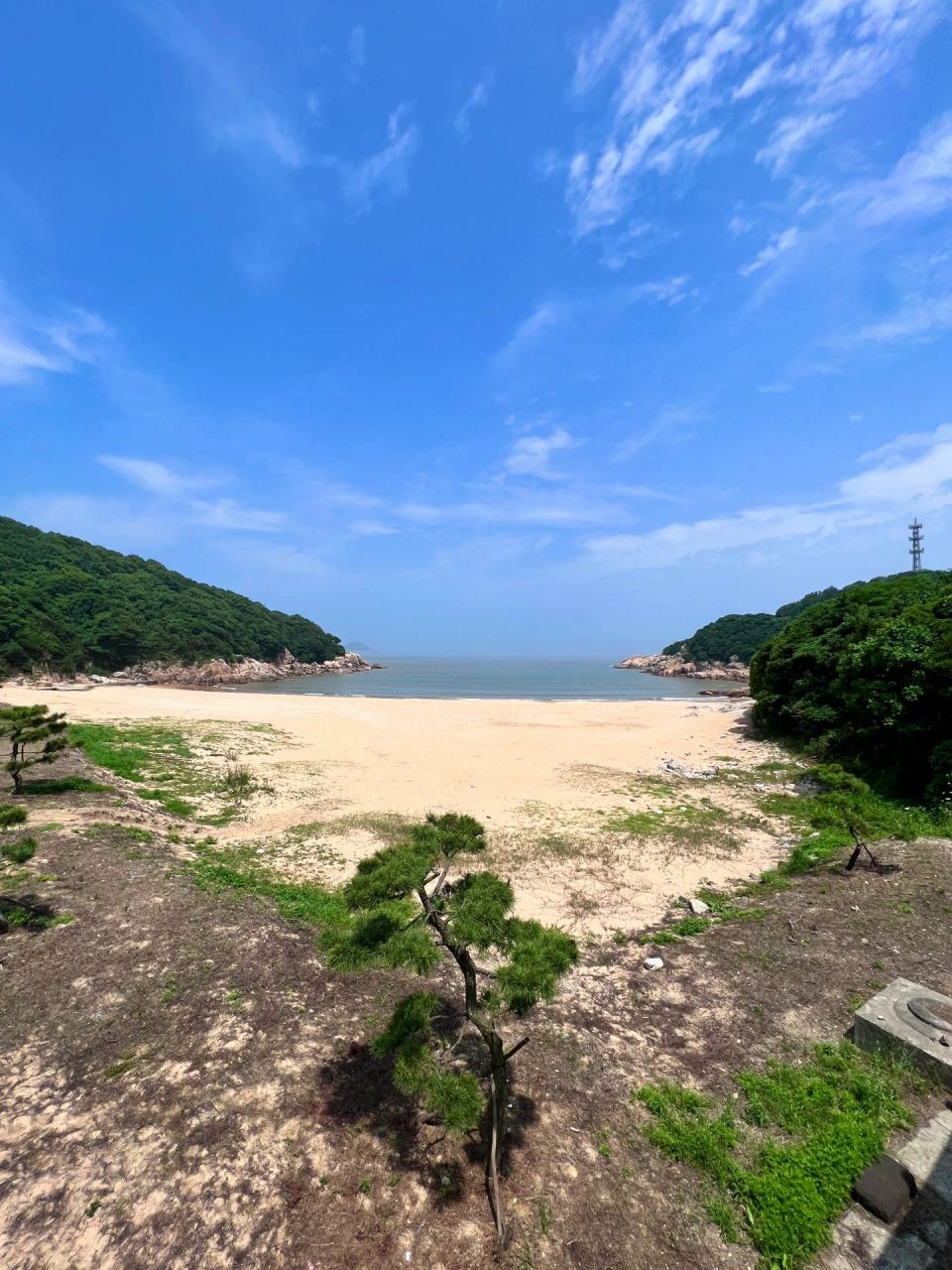 普陀山|千步沙海滩 普陀山风景名胜区,真的很出名.