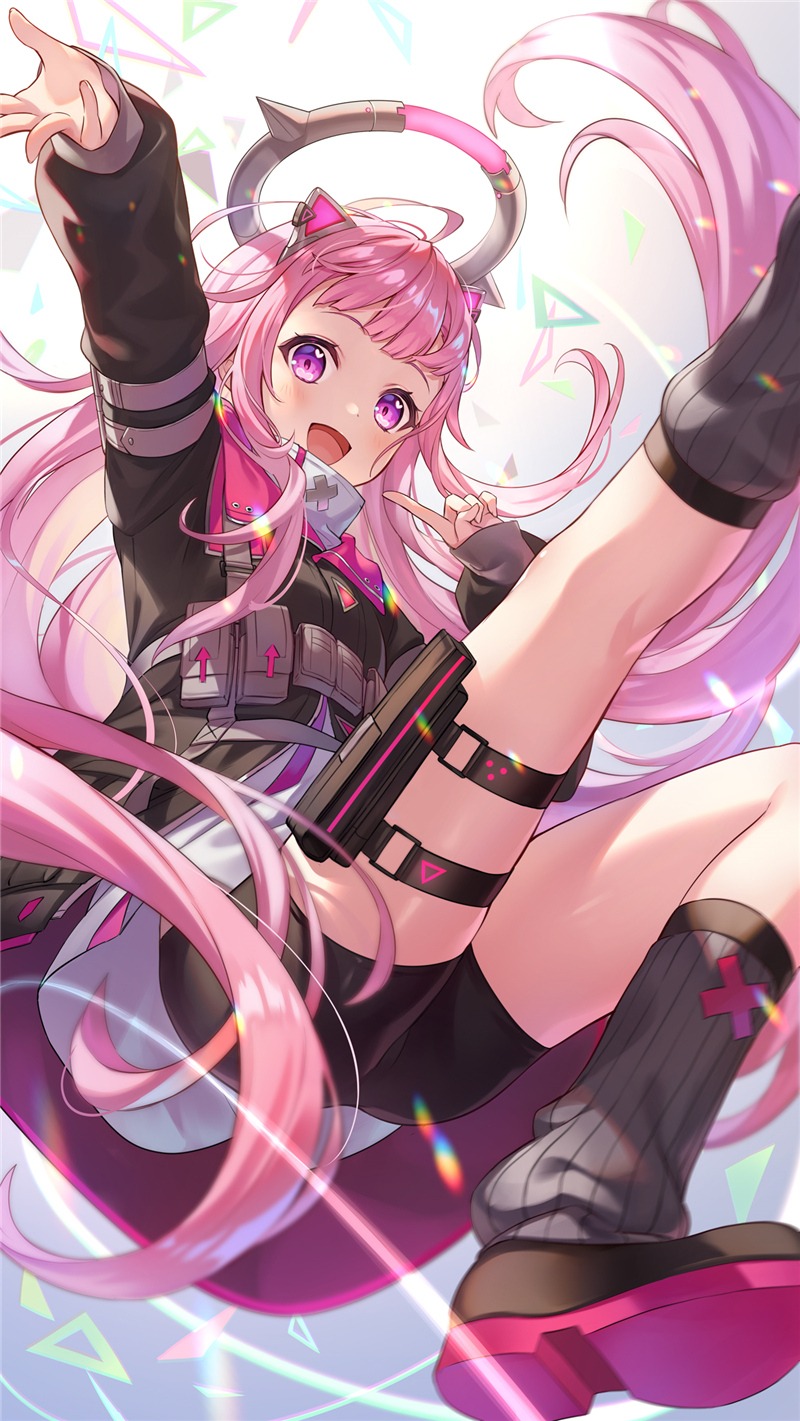 粉色头发二次元女生头像推荐 p站美图欣赏