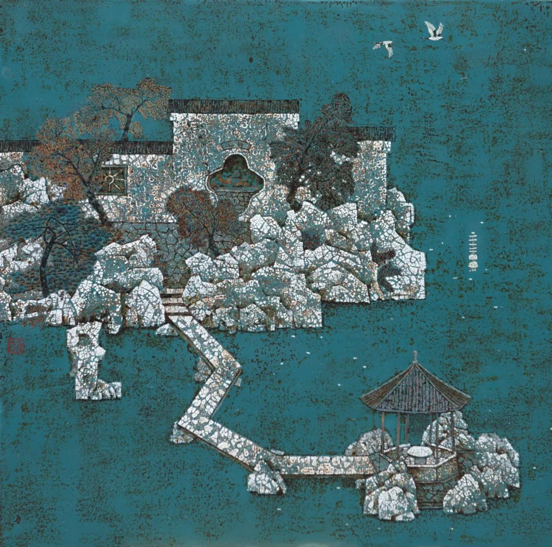 青春活力的颂歌——蔡克振,冯令刚评苏国伟的漆画艺术