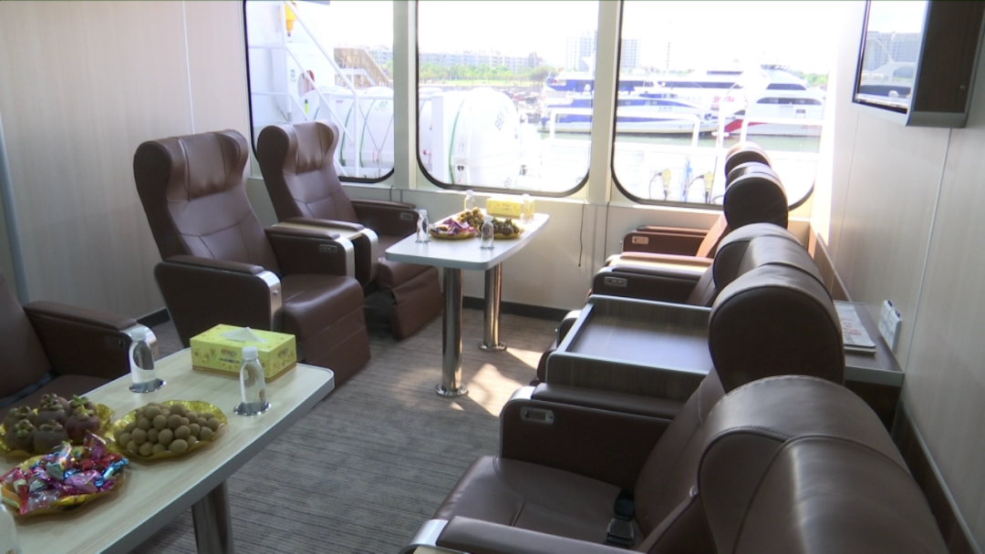 北海至涠洲岛海上航线再添新成员,"北游26"轮内景曝光