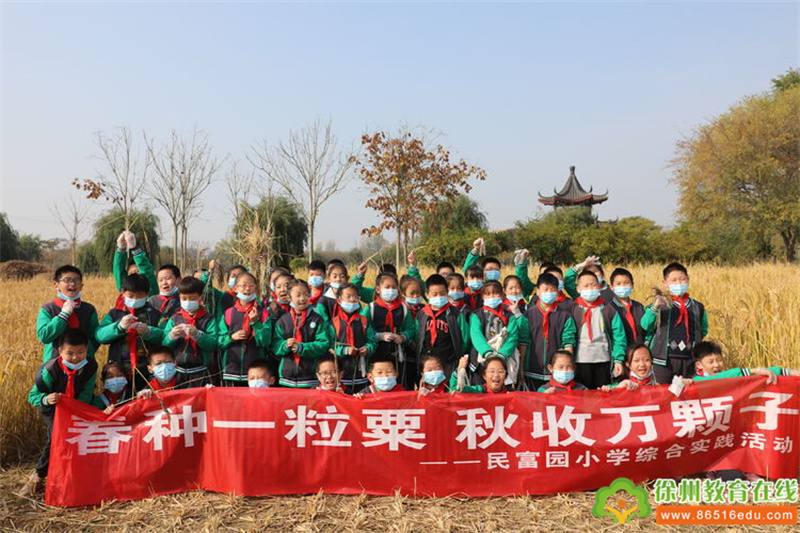 走进田野,探寻稻田—徐州市民富园小学综合实践研学活动