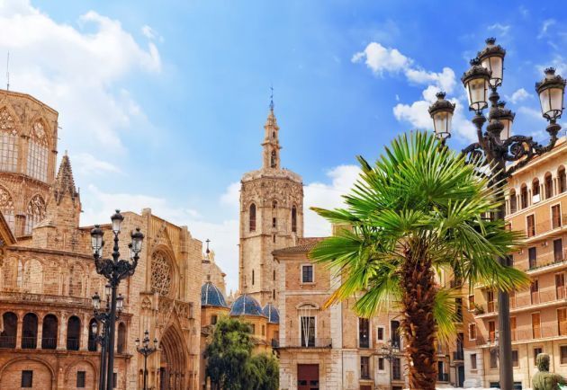 西班牙风景各异的小镇