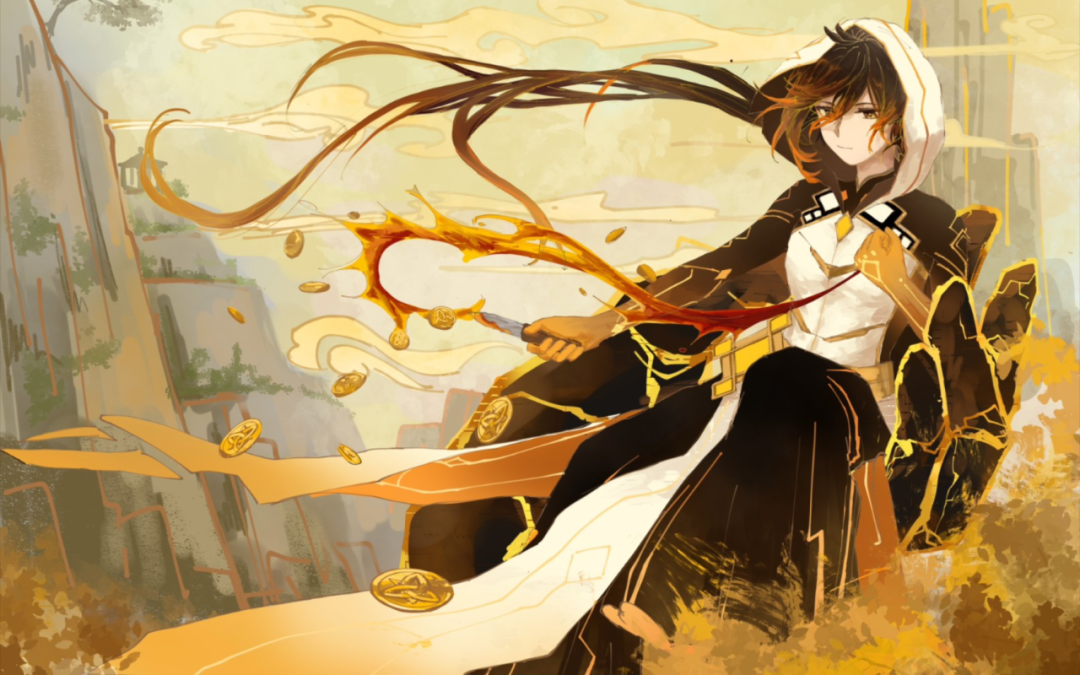 胡桃二创皮肤来了!钟离神装少年感十足,神里绫华裙子超好看!