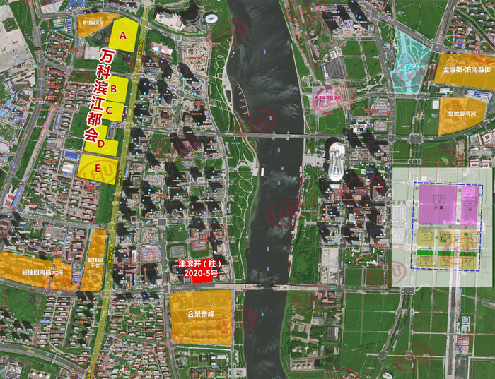 规划完中及小学 "商改住" 天津滨城于家堡板块调整控规
