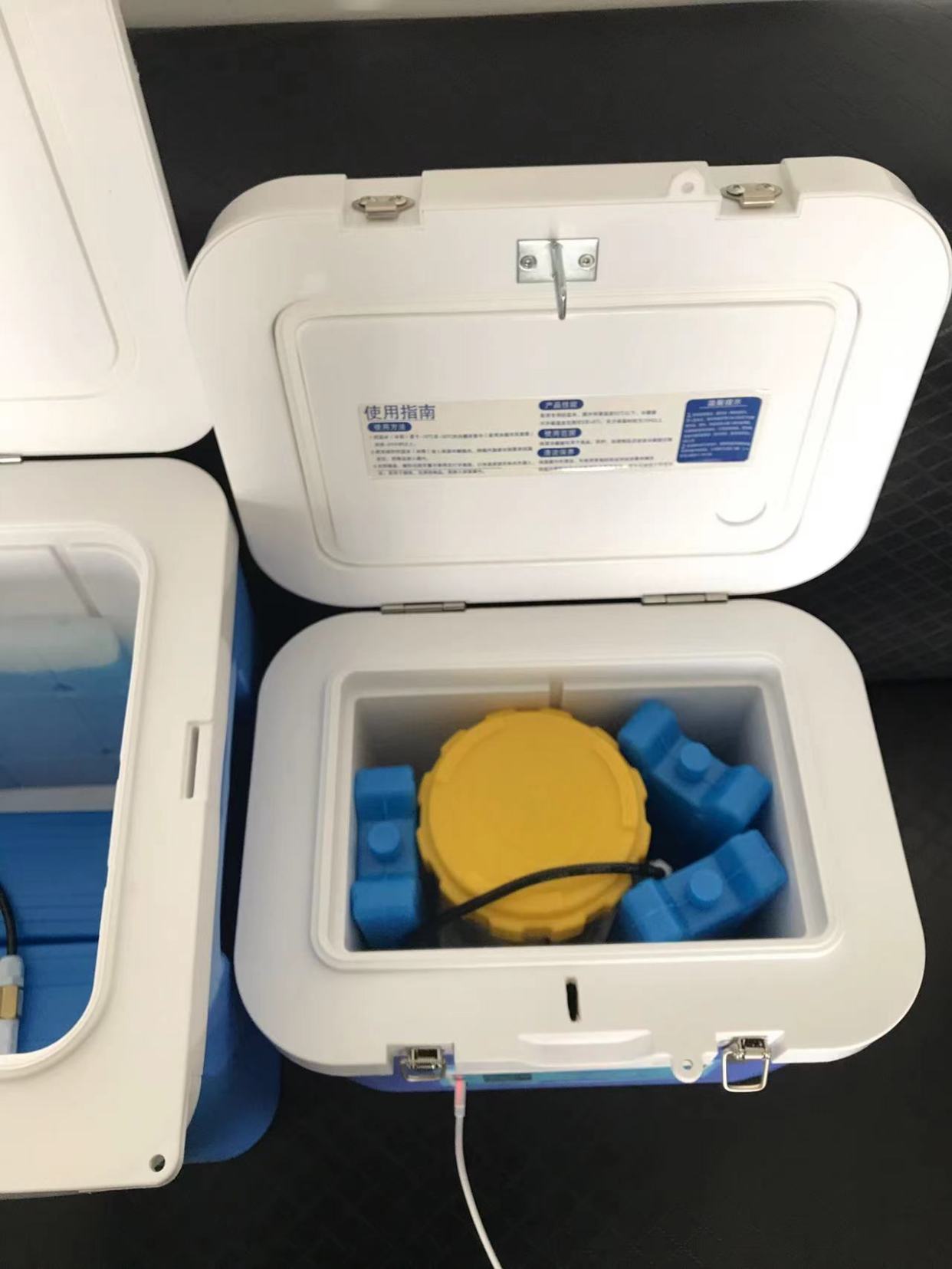 无锡金蜜联科技的医用冷藏箱内置智能蓝牙锁,定位温湿度数据监控