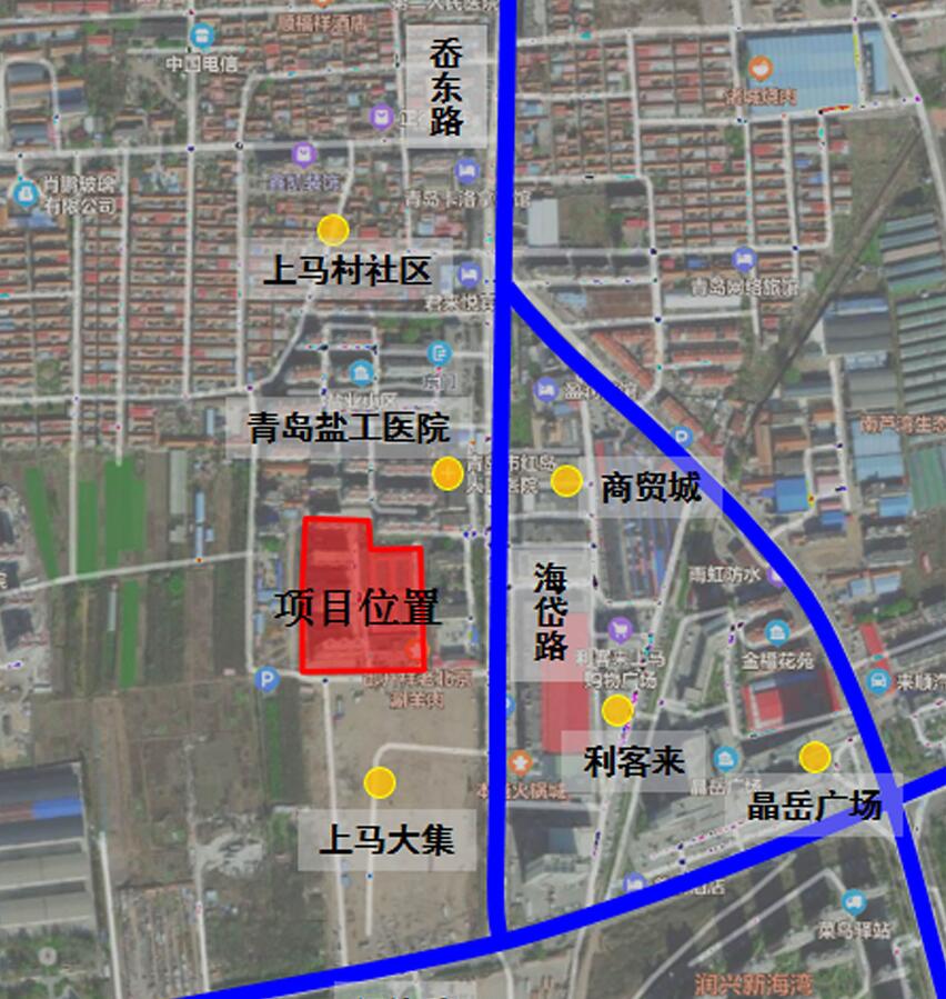 上马街道地图图片