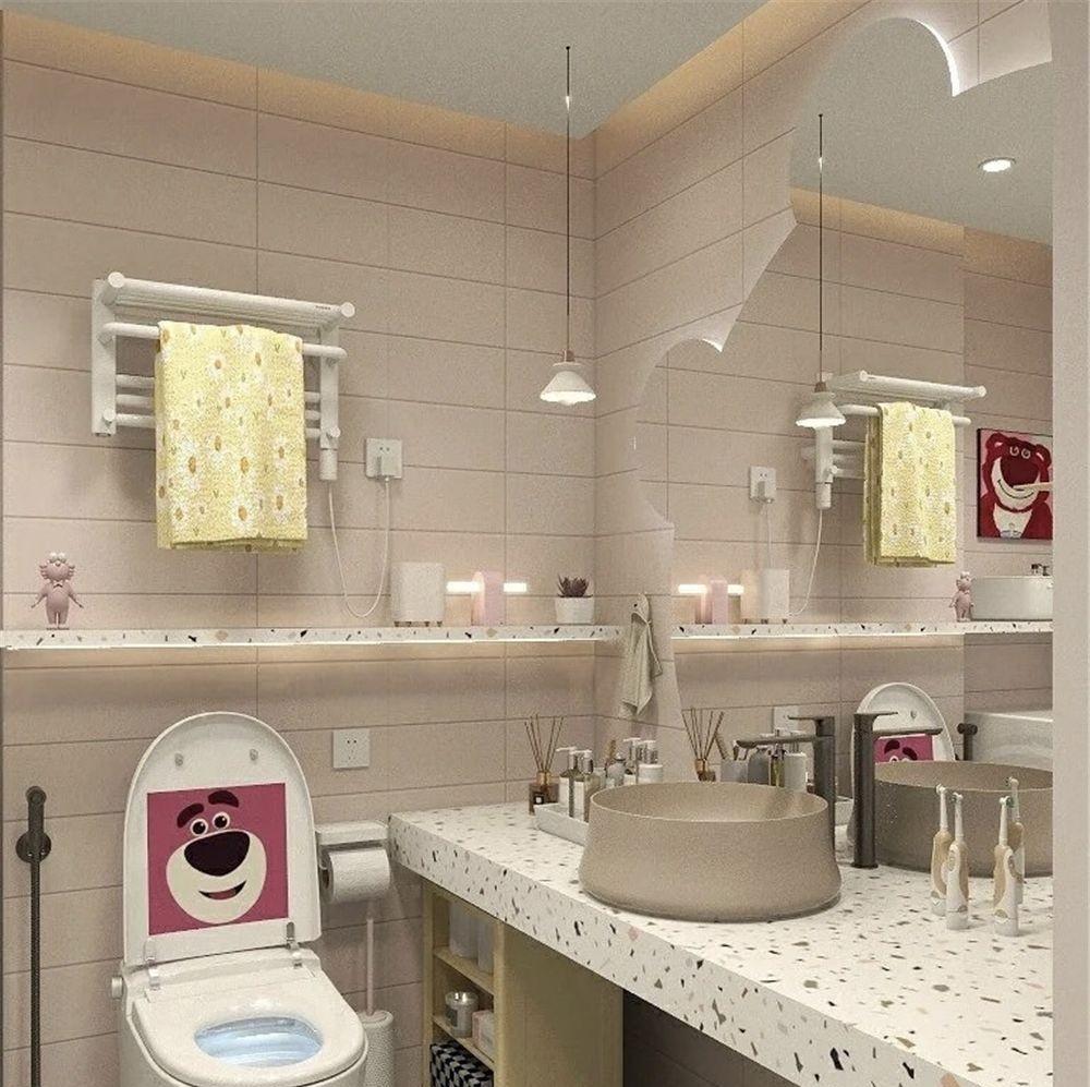 如何装饰小方格厕所?推荐各位:照此安装,既好看,也有实际意义