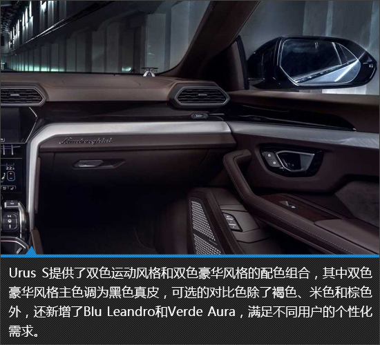 全面进阶更个性 兰博基尼urus s新车图解