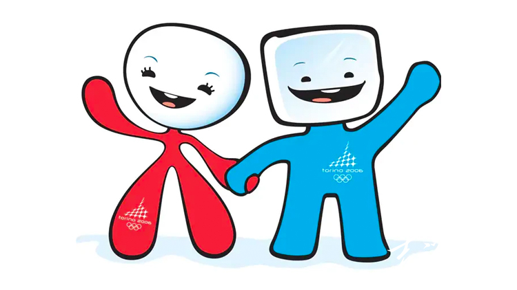 历届冬奥会吉祥物之2006年都灵吉祥物内夫和格利兹