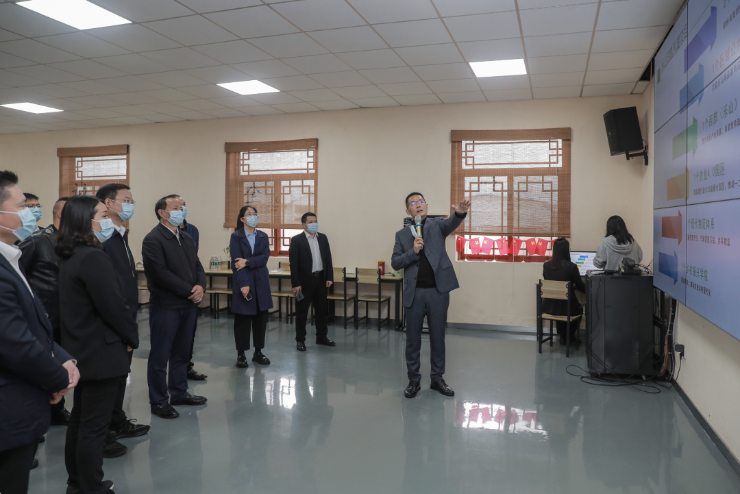 乐山市委书记马波调研百茶园区,肯定厚全"六个带动"