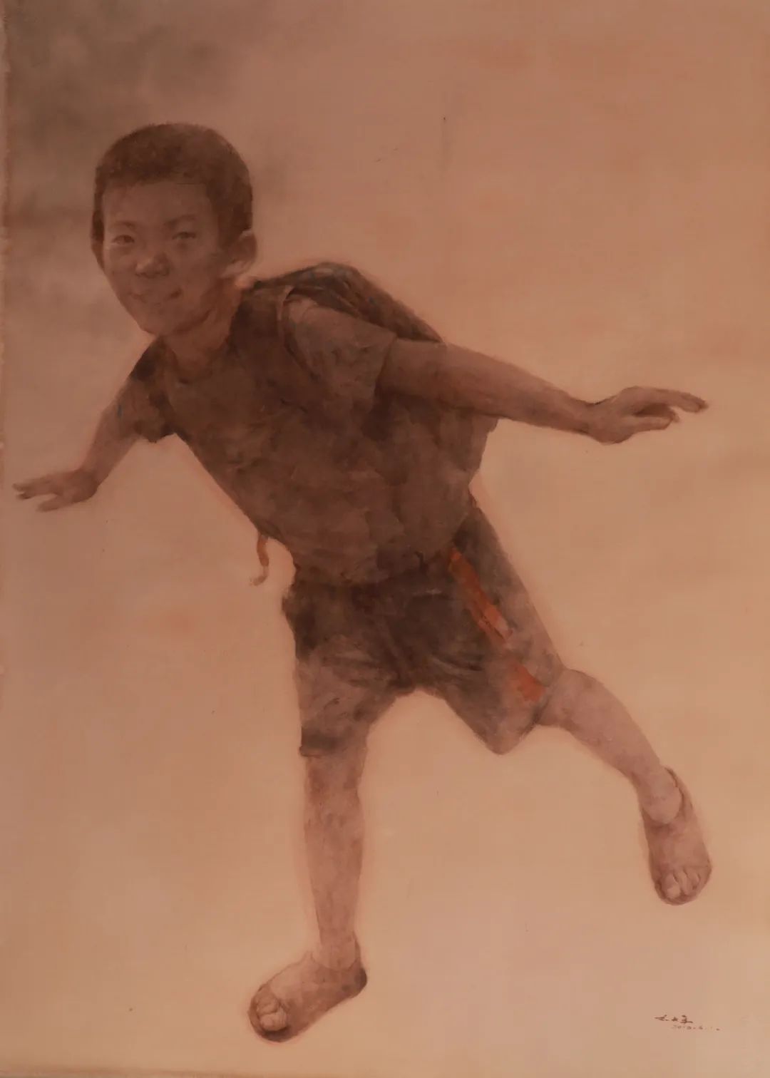 佛山美术家协会理事,胡声畅人物画作品欣赏