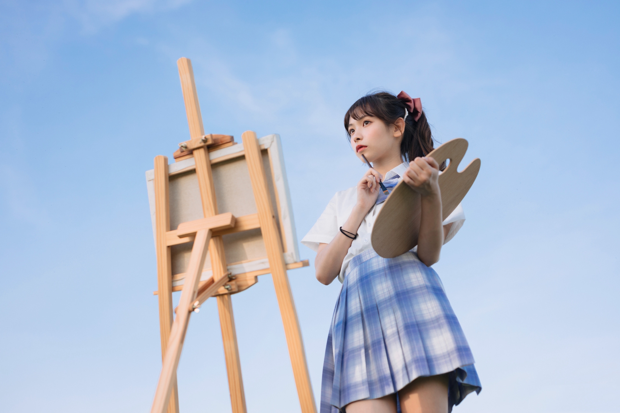 灵气jk少女气质绝佳,活力四射洋溢青春气息