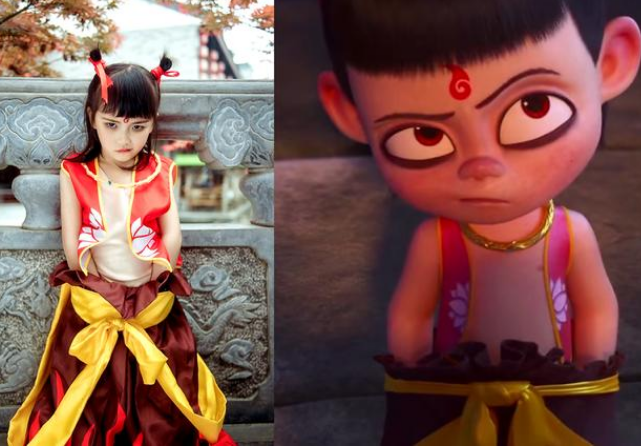 小学生模仿"哪吒"火了,双手插兜"神还原",宛如"魔童"转世