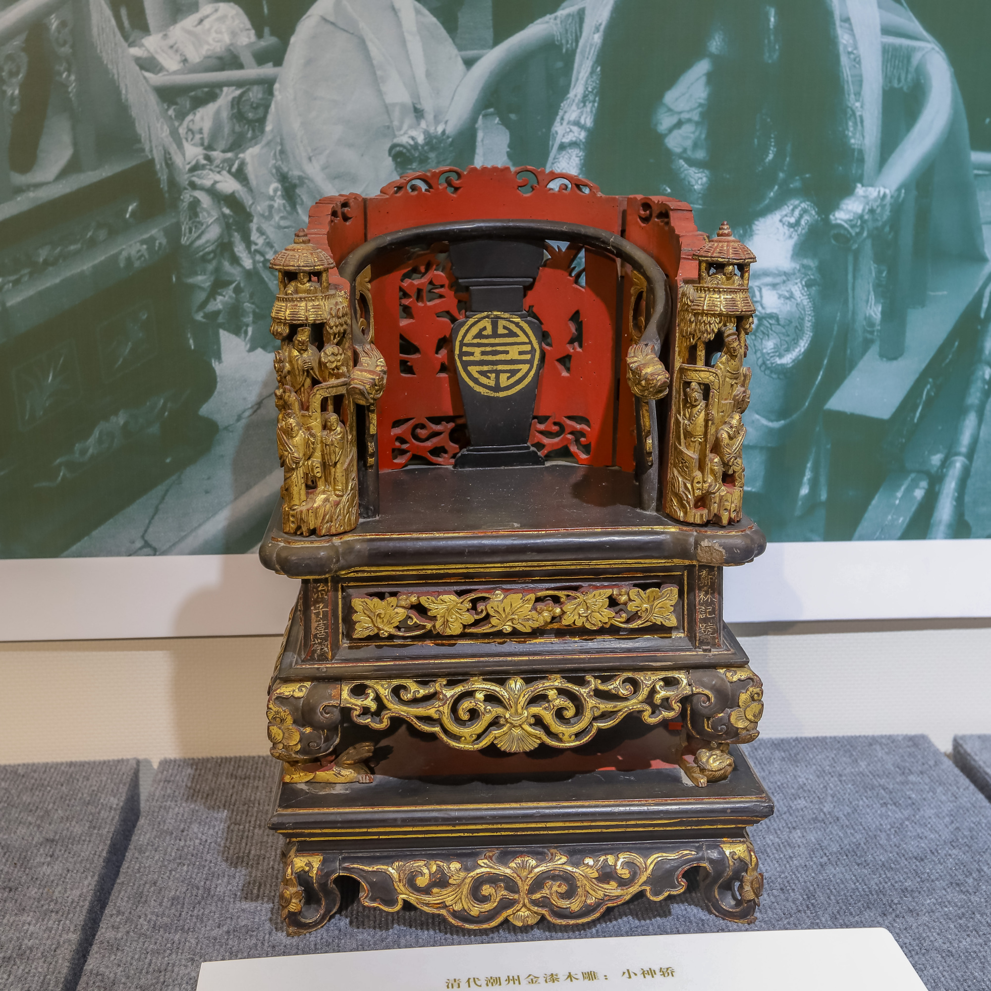 潮州博物馆的镇馆之宝,府楼猴木雕,潮汕独特的文化景观