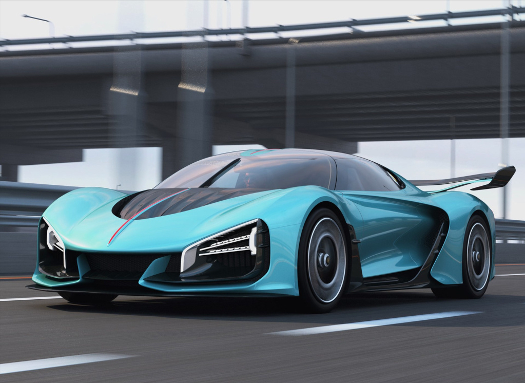 国产新能源超跑概念车也有好看的