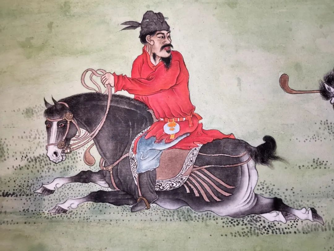 当代宫廷画派画家陈仰曌修复《唐代壁画马球图》再现唐代壁画