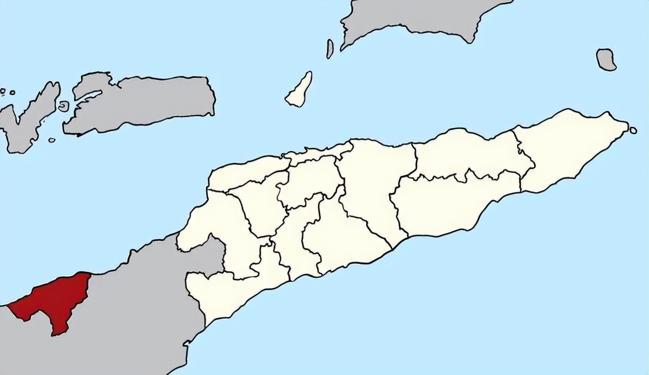 东帝汶面积多达1.5万平方公里,全国不分省,直接管辖13个县