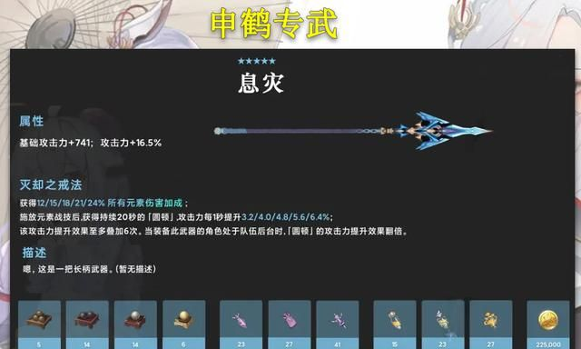 原神2.4新武器有哪些?2.4新武器息灾技能强度解析