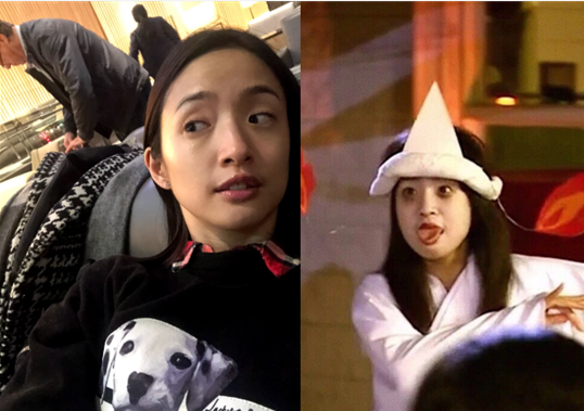 明星"扮鬼":林依晨可爱,杨颖惊艳,看到他:差点离开这个世界