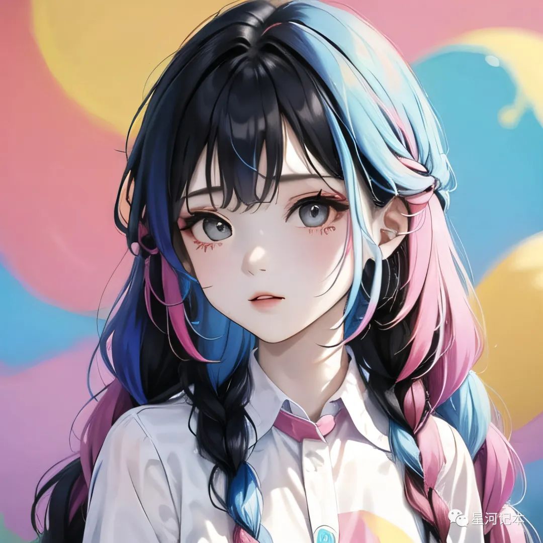 女生头像|超甜彩虹女孩