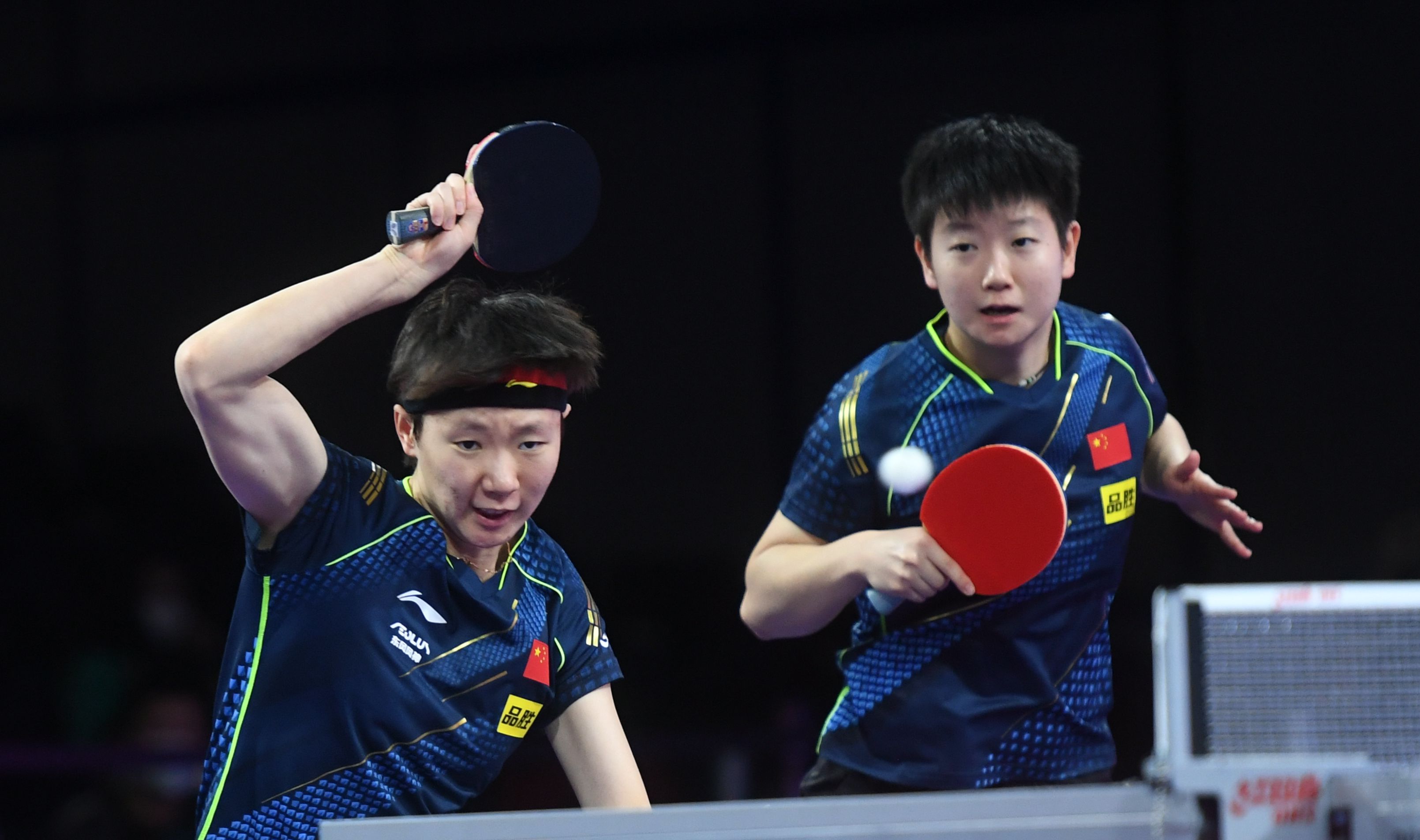 乒乓球——世乒赛:王曼昱/孙颖莎女双晋级