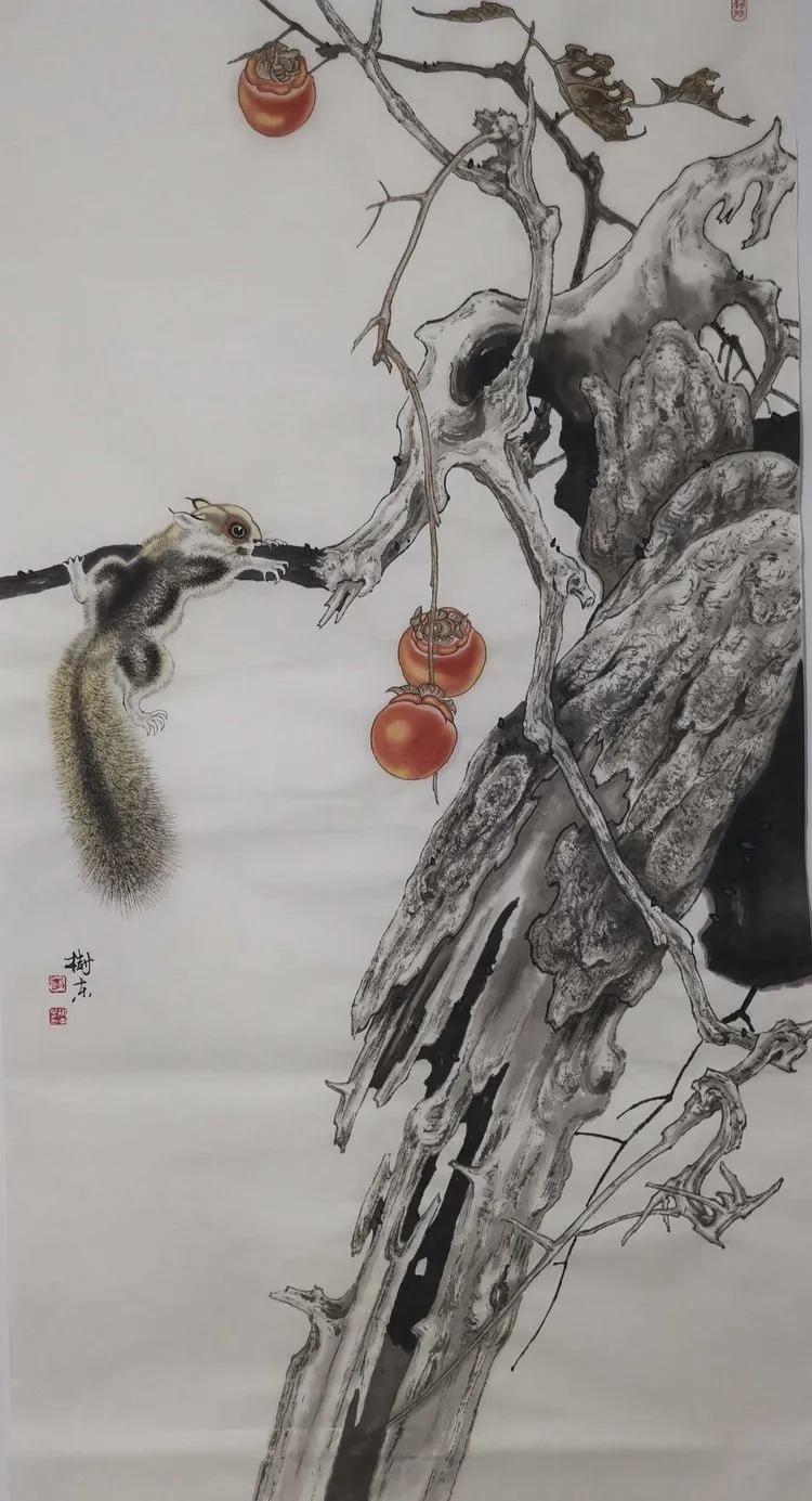 《雄视》李树东部分作品欣赏:师从著名山水画家张人介先生