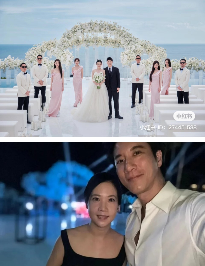 《多图》潘玮柏,luna结婚照曝光,主动牵太太嘴对嘴kiss