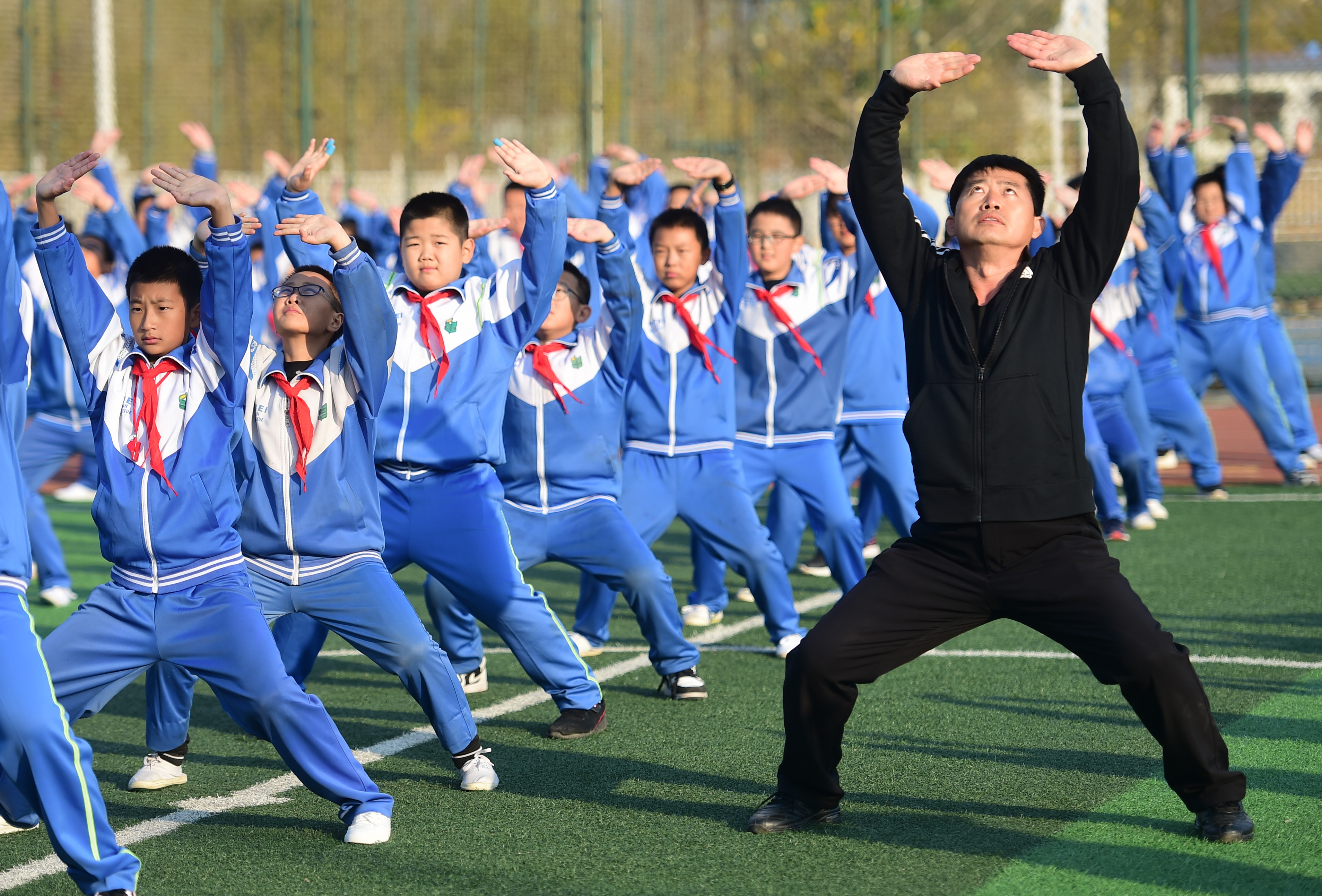 河北沧州:传统武术教育进校园