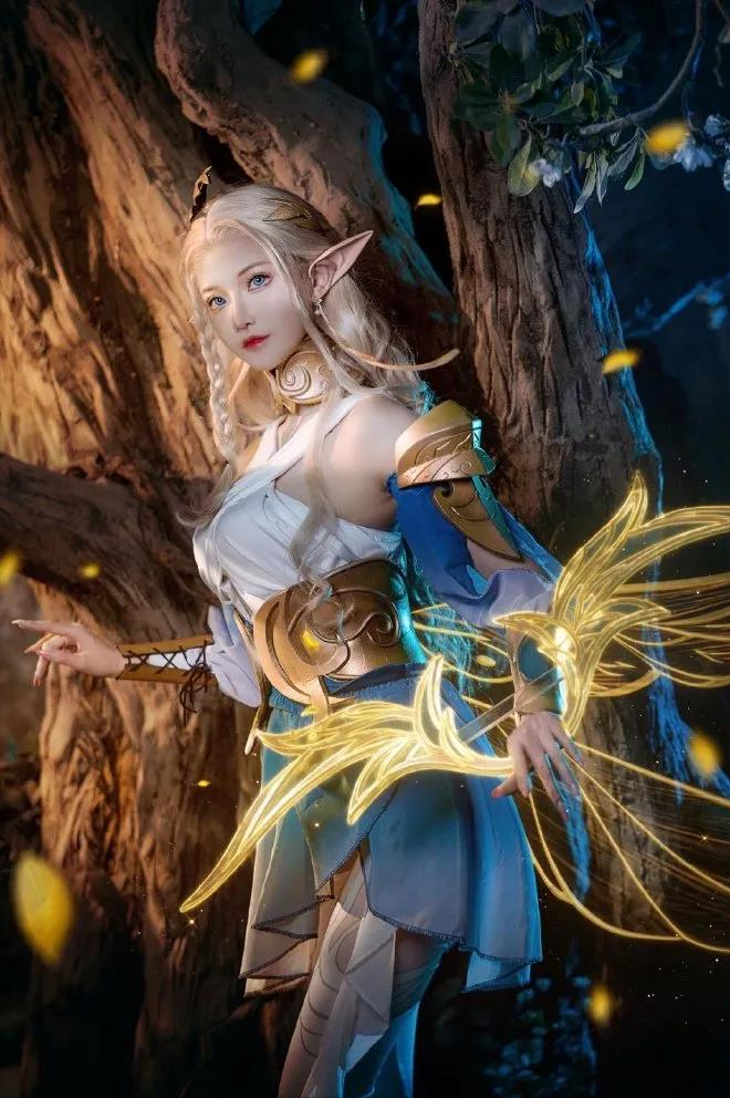 王者cos:多位女英雄合集,露儿大魔王cos