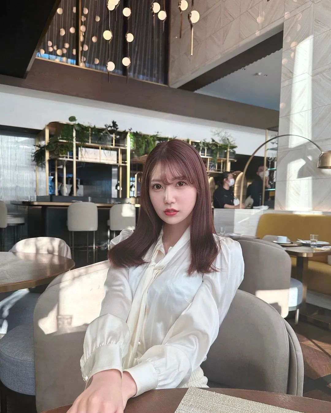 日本网红夏木,完美曲线,高挑身姿,甜美笑容,人间理想伴侣