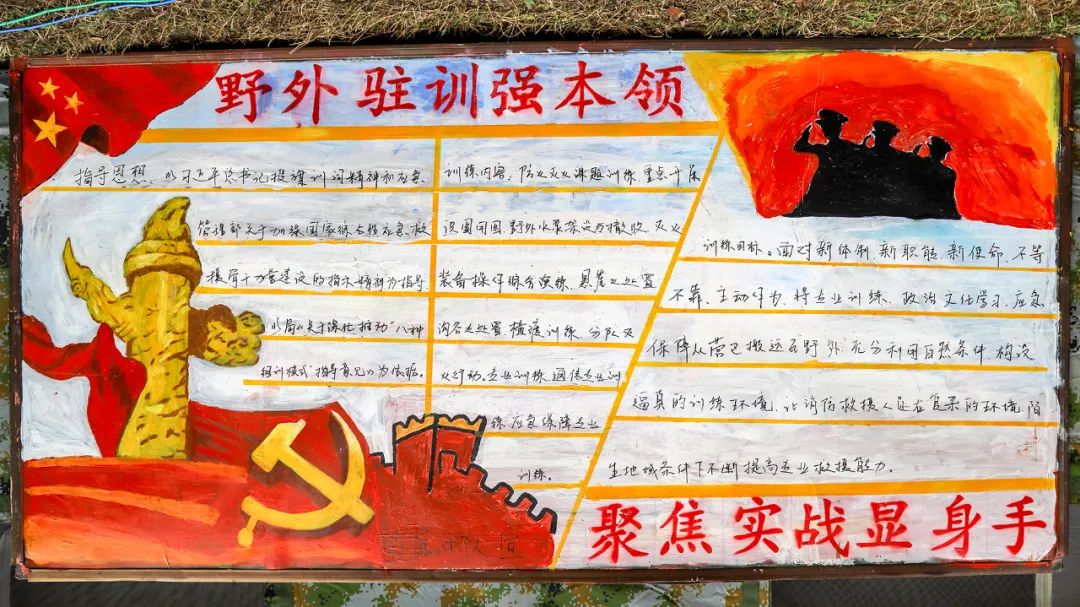 野外驻训 | 政治环境氛围浓  铸魂育人绘蓝图