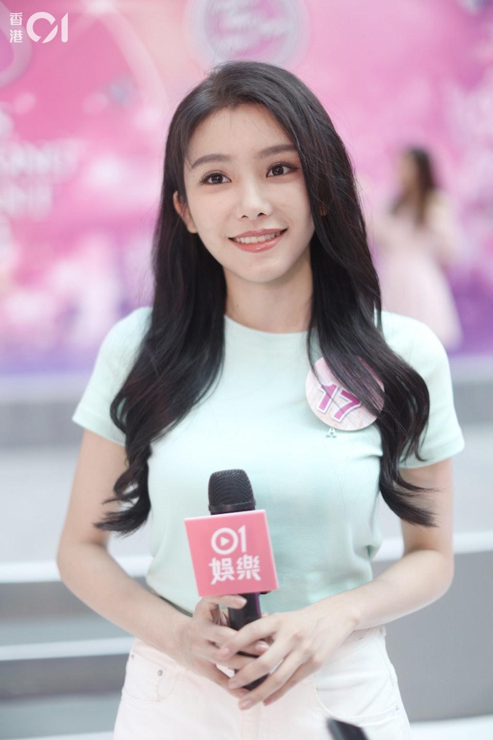 佘诗曼是偶像,17号候选港姐想拍tvb:小角色都好