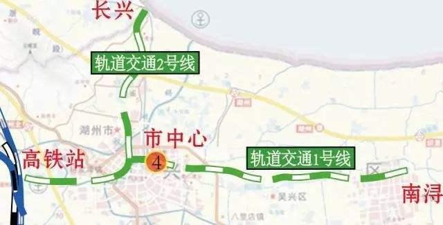 湖州远期城市轨道交通线网由4条线路构成,线路总长145公里