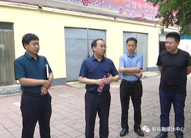 政府副县长李维信检查指导防汛抗旱工作