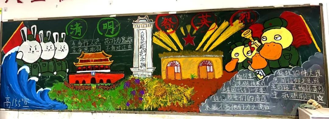汲取榜样的力量 争做新时代好少年—长实呈贡黑板报活动评比展示