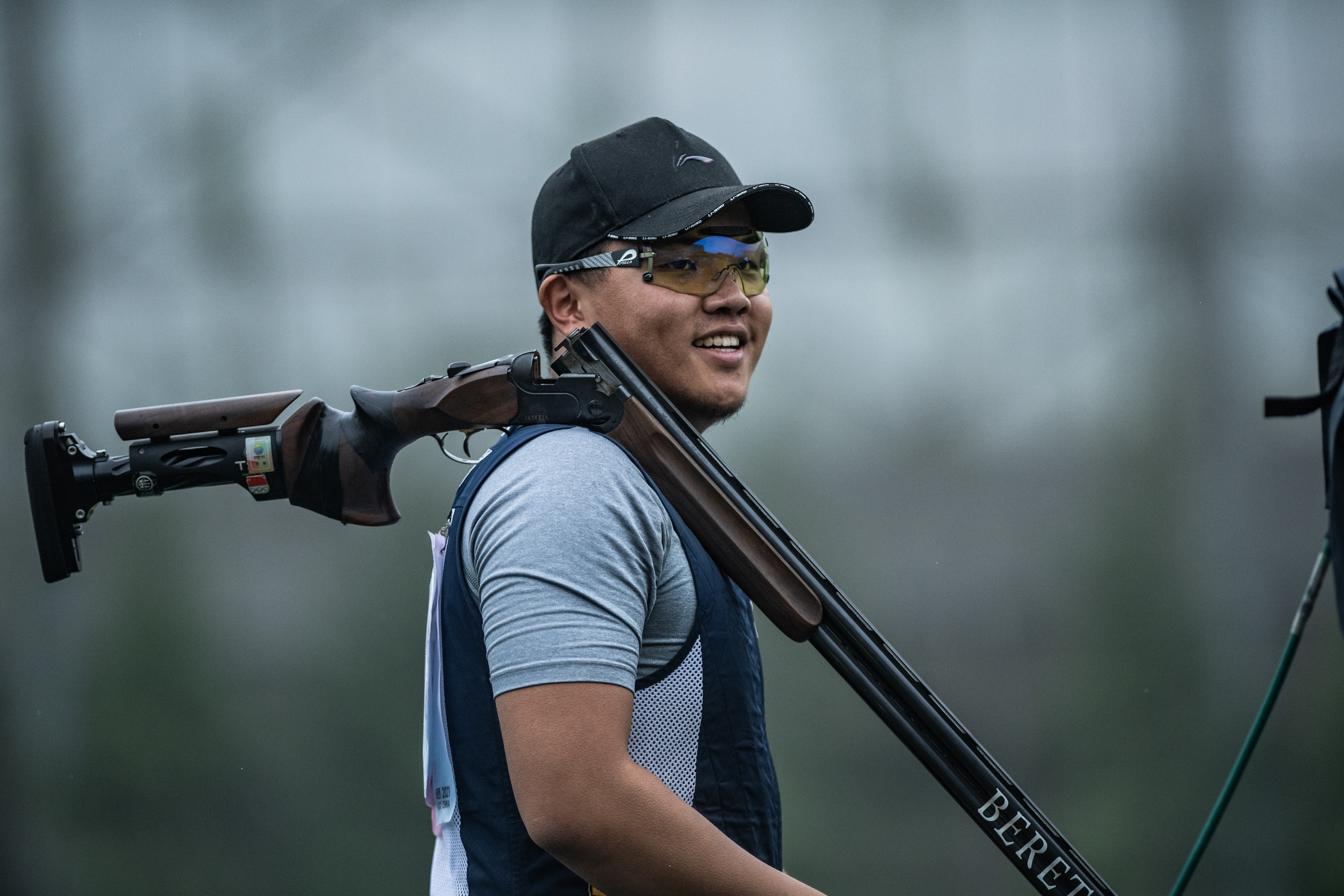 射击——韩旭男子飞碟双向夺金