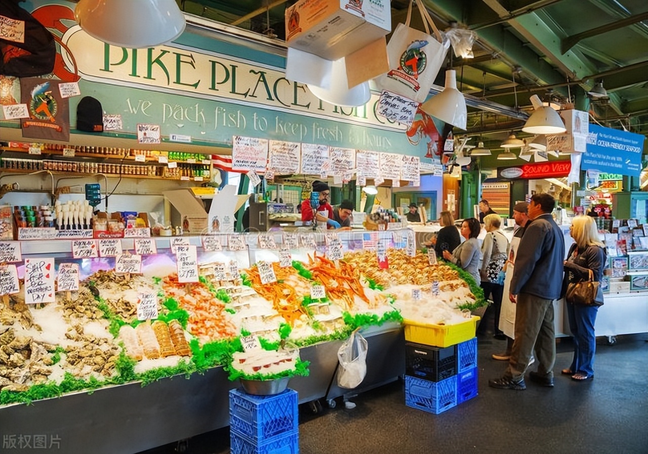 穿越时空的美食天堂:西雅图派克市场(pike place market)探秘