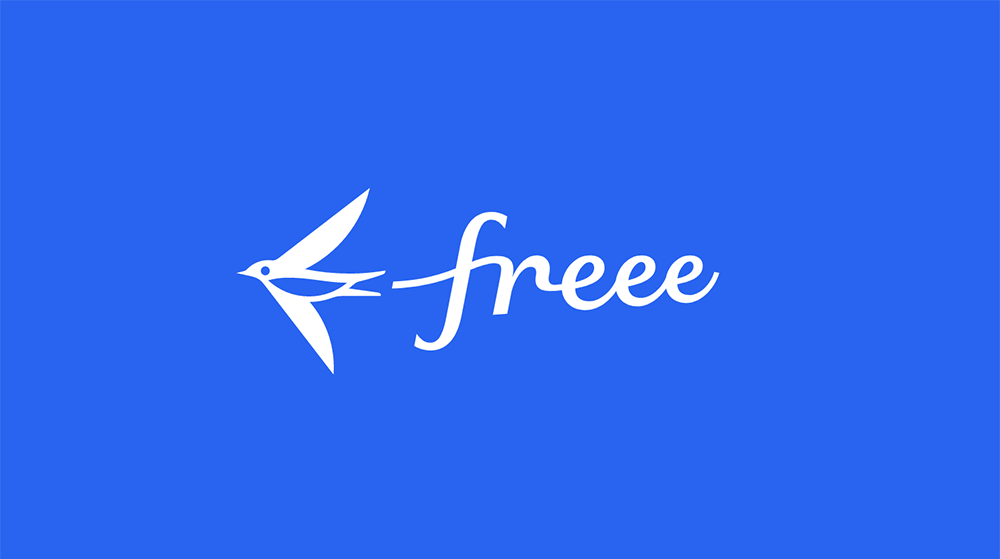 日本freee 67「优雅的燕子 更换新logo-爱标志网